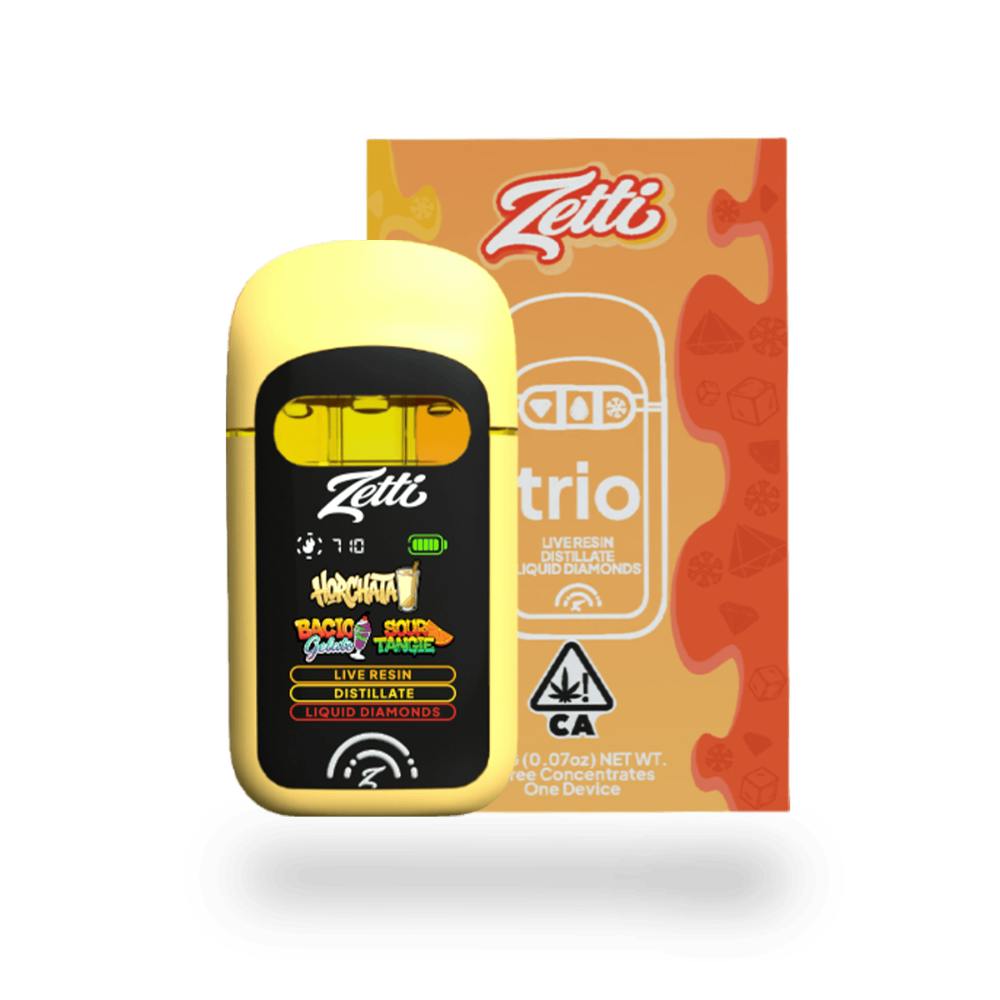 Horchata x Bacio Gelato x Sour Tangie [1250mg] | Zetti - Trio All In One