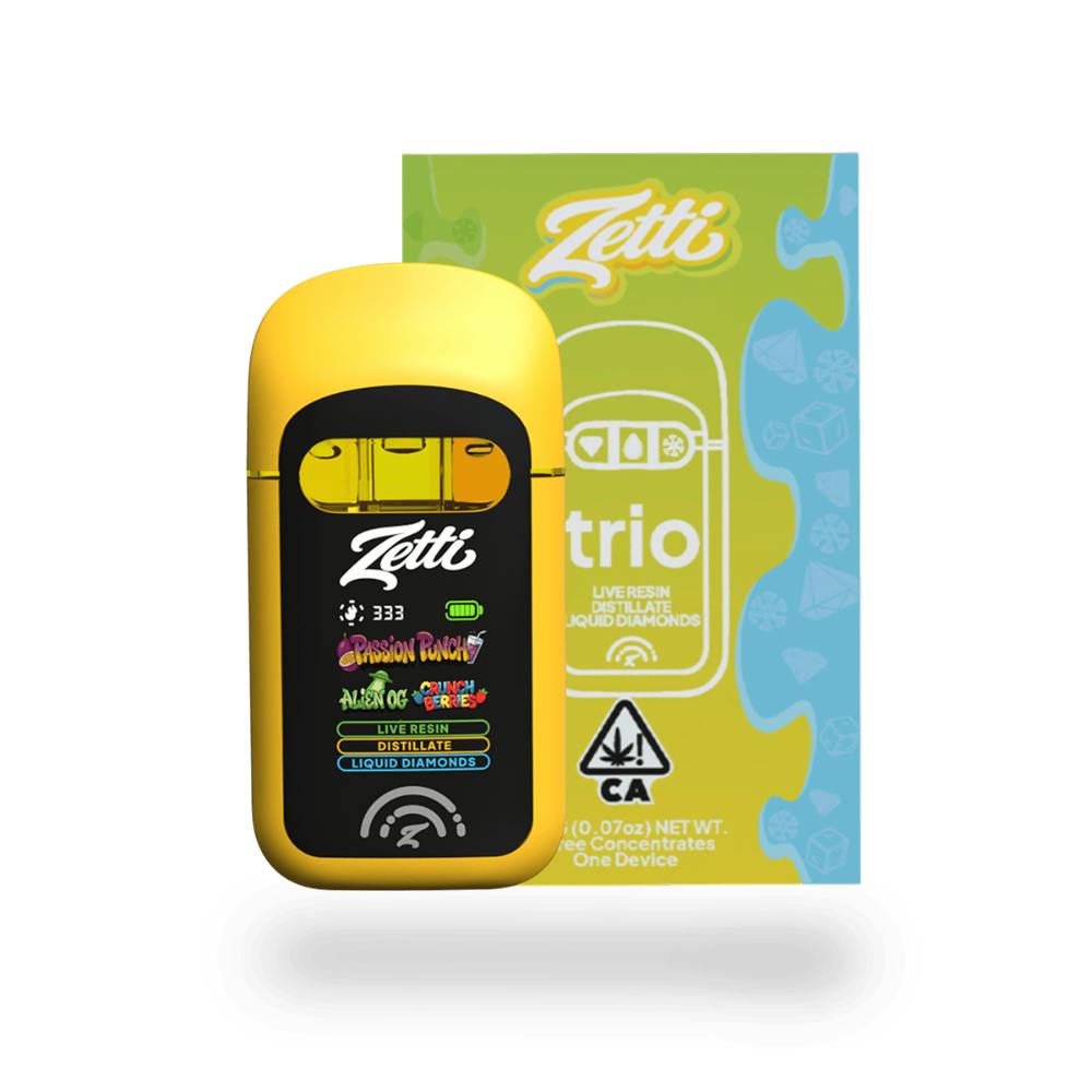 Passion Punch x Alien OG x Crunch Berries [1250mg] | Zetti - Trio All In One