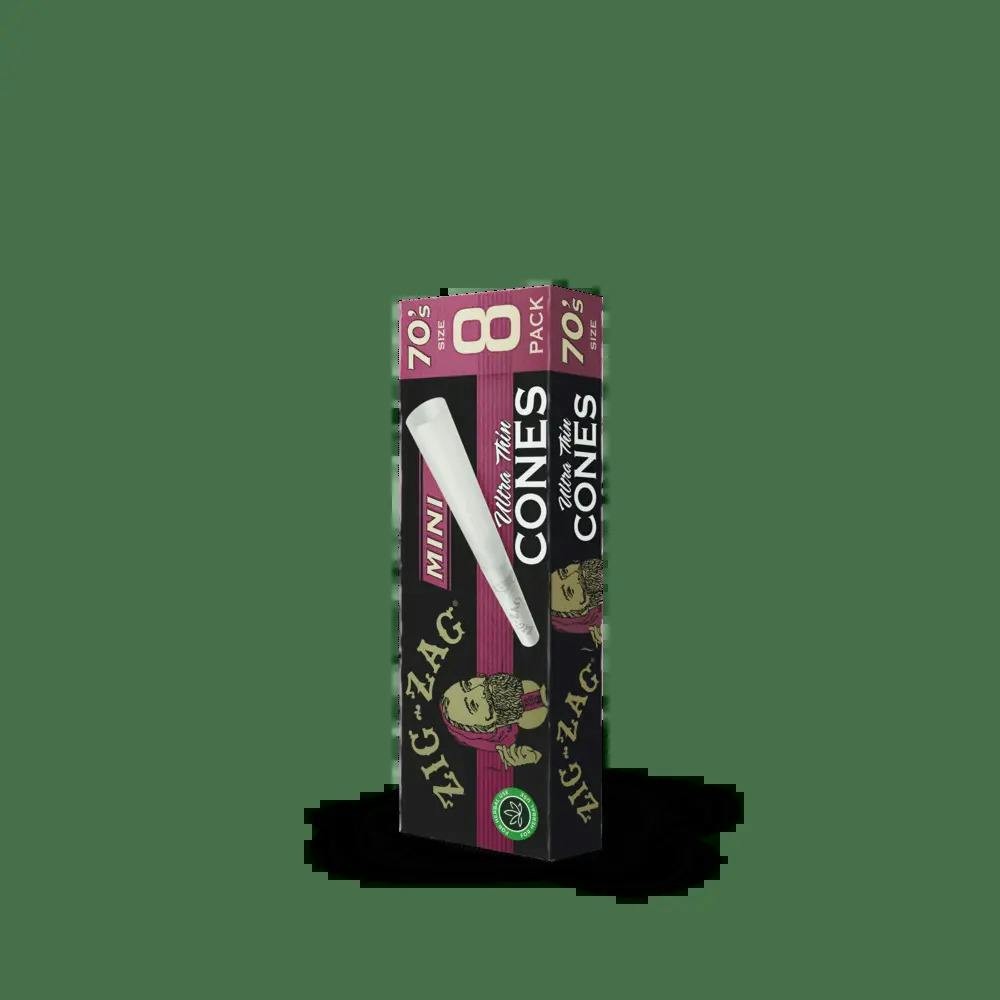 Zig- Zag mini ultra thin cones 8pk | 70's style at FISHKILL CANNABIS