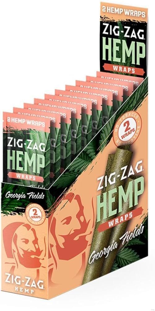 ZIG - ZAG 2pk Hemp Wraps Georgia Fields at FISHKILL CANNABIS