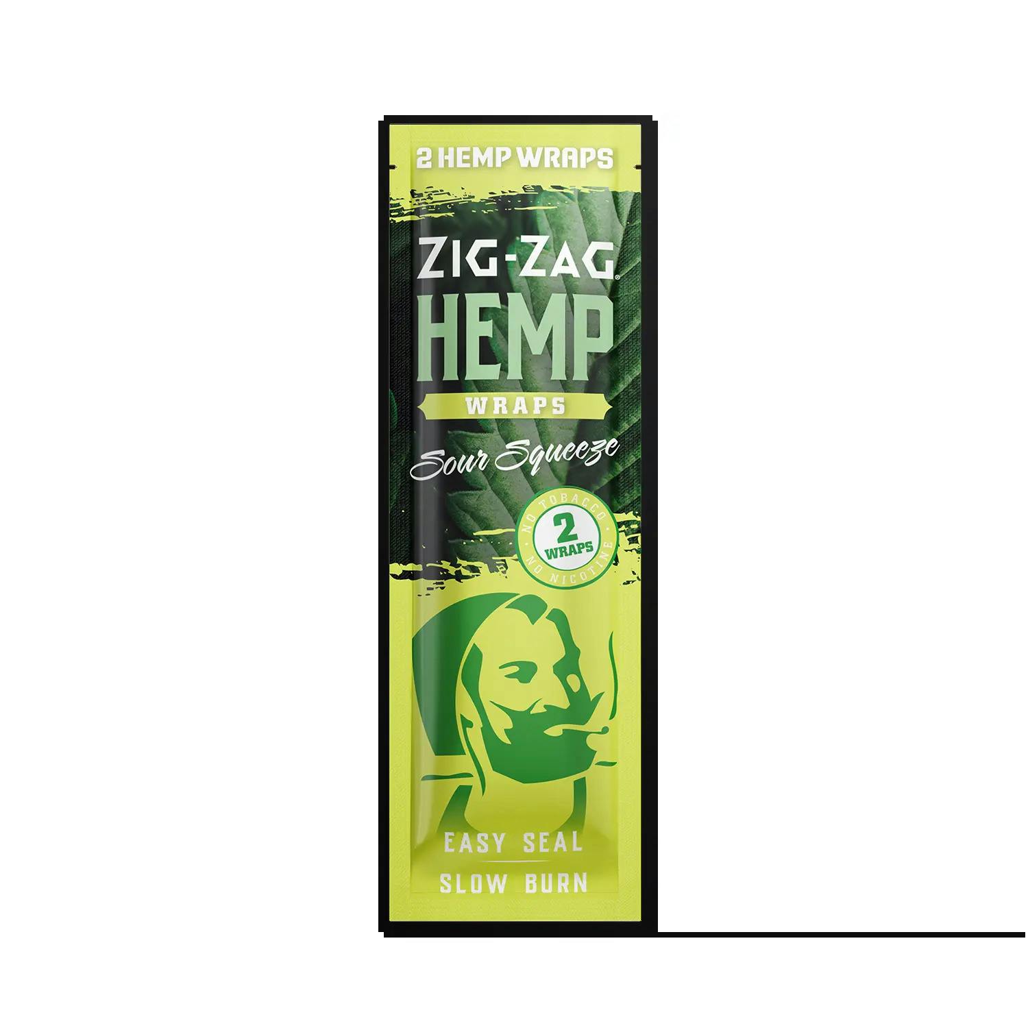 ZIG - ZAG 2pk Hemp Wraps Sour Squeeze