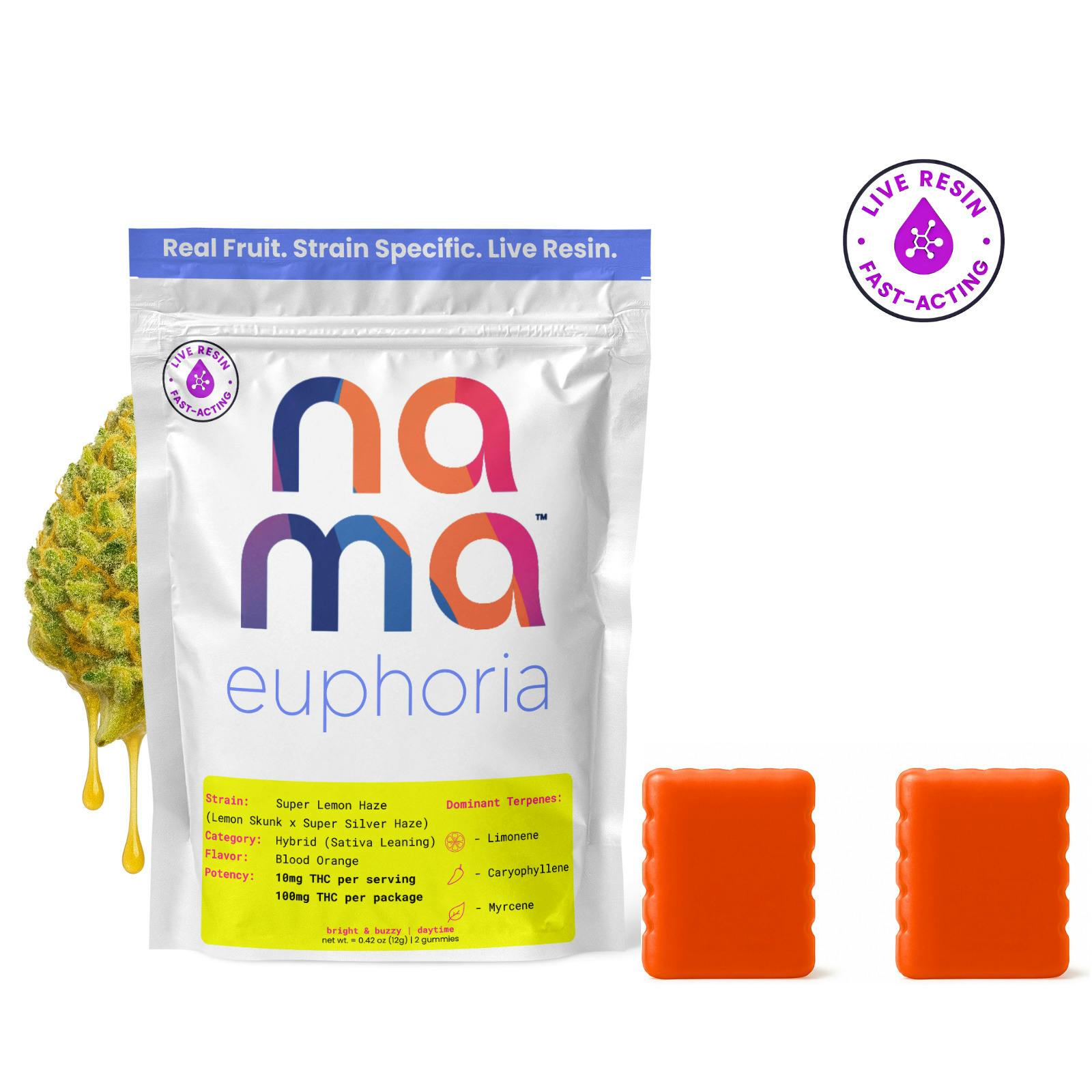 Super Lemon Haze - Live Resin 100mg 2pk - Nama at FISHKILL CANNABIS