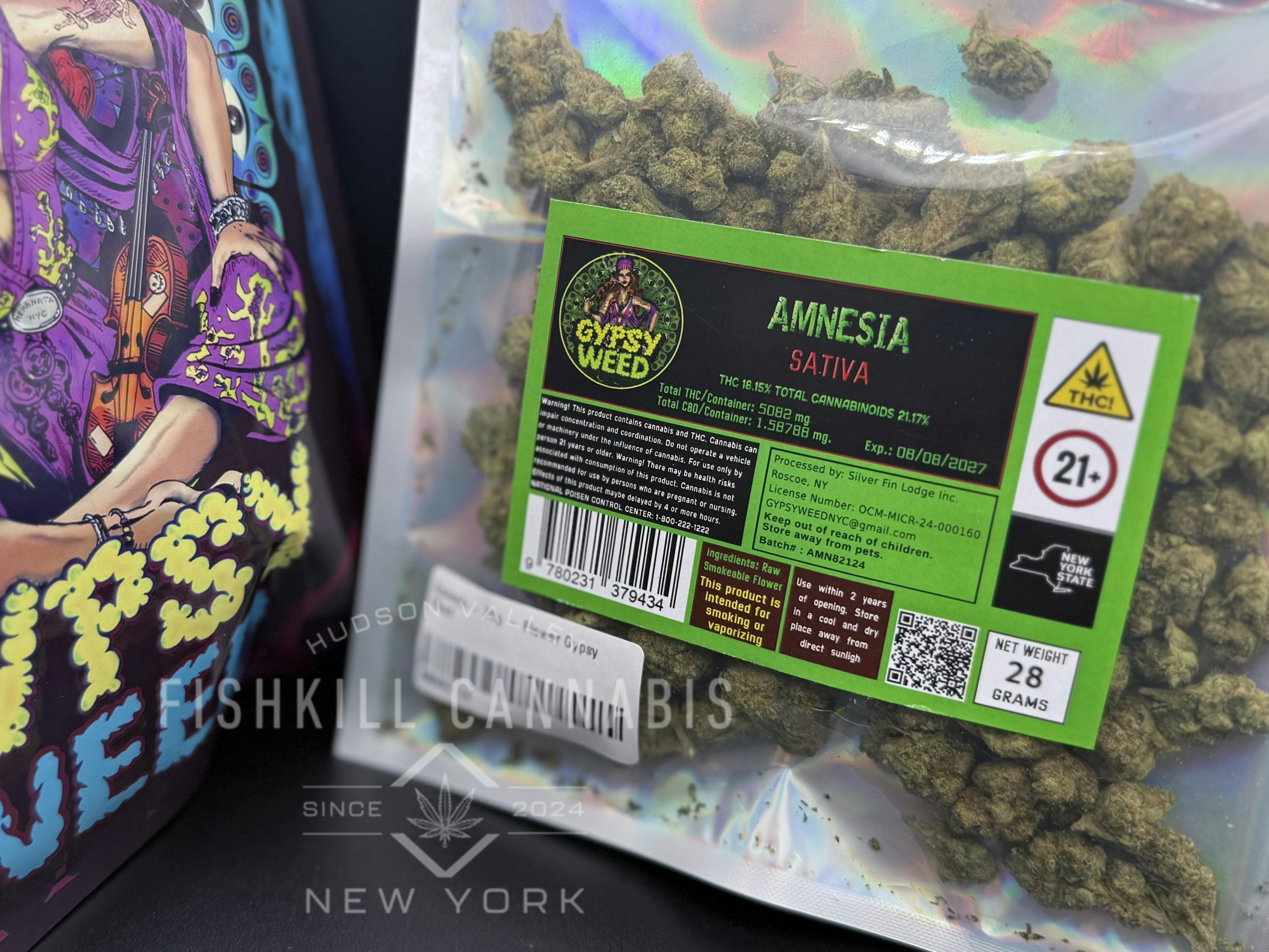 Amnesia - 28g - Flower Gypsy Weed