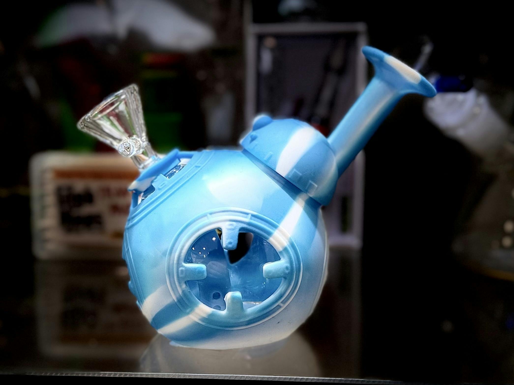 4" Ball Hybrid Silicone and Glass waterpipe