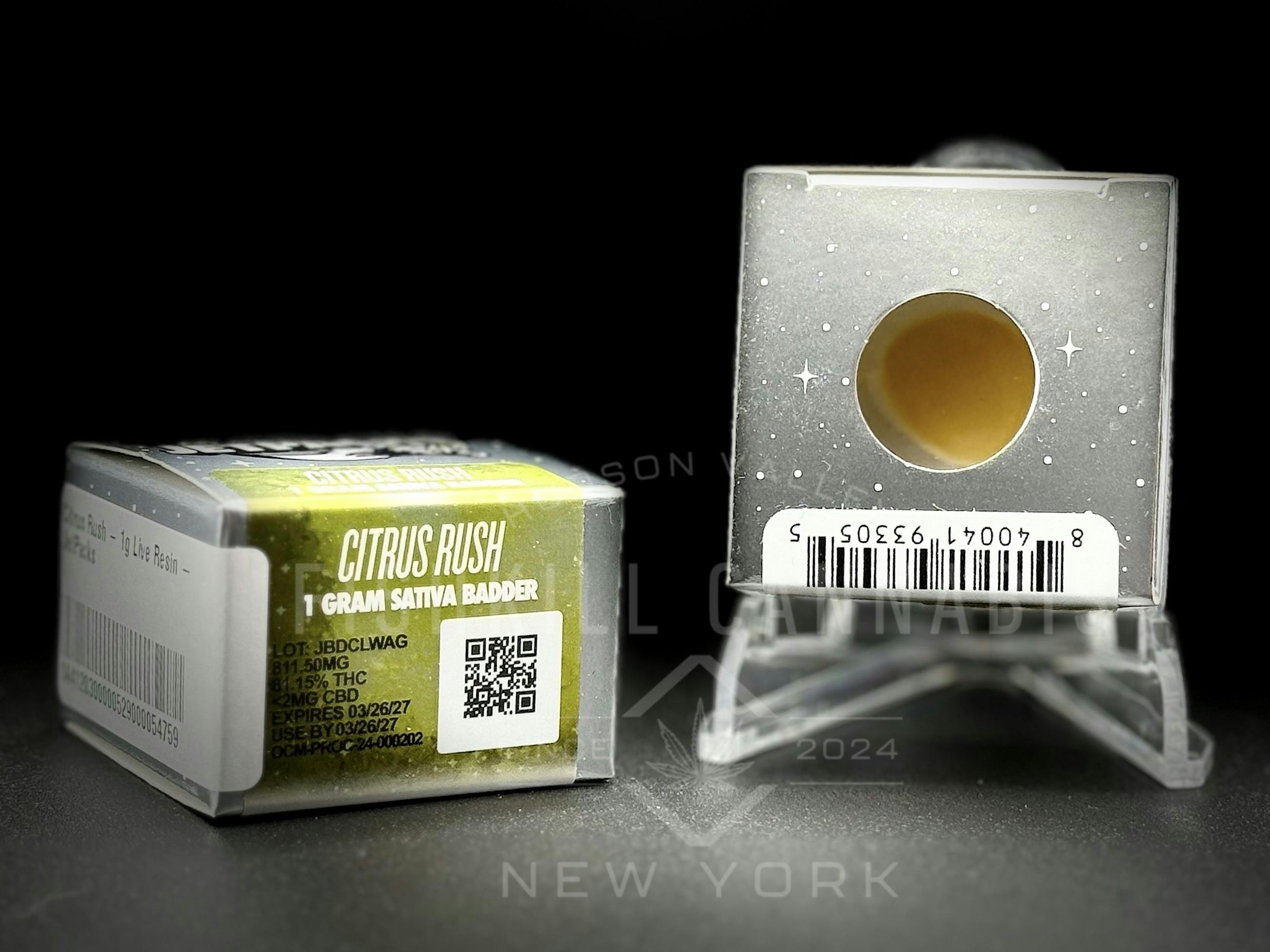 Citrus Rush - 1g Live Resin - JetPacks at FISHKILL CANNABIS