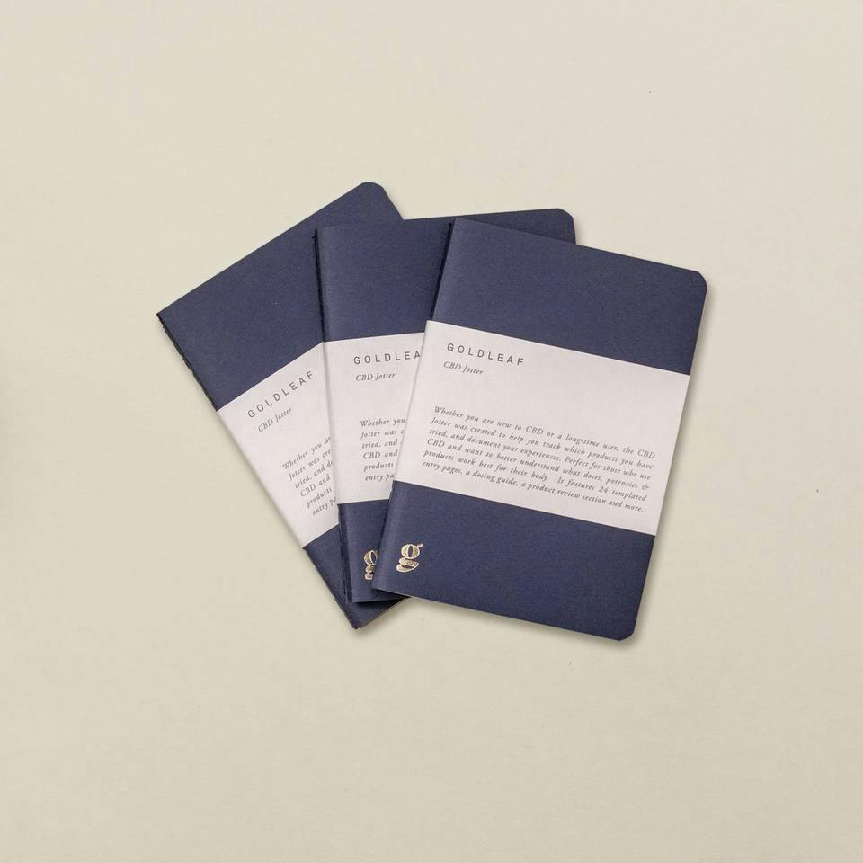 GOLDLEAF - CBD JOTTER JOURNAL, NATURAL