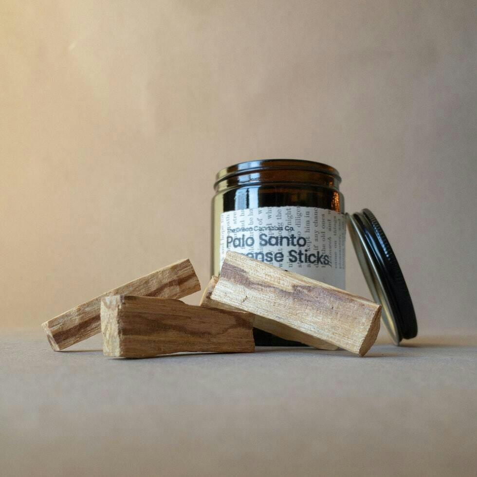 GREEN CANNABIS - PALO SANTO INCENSE STICKS NATURAL 6'S