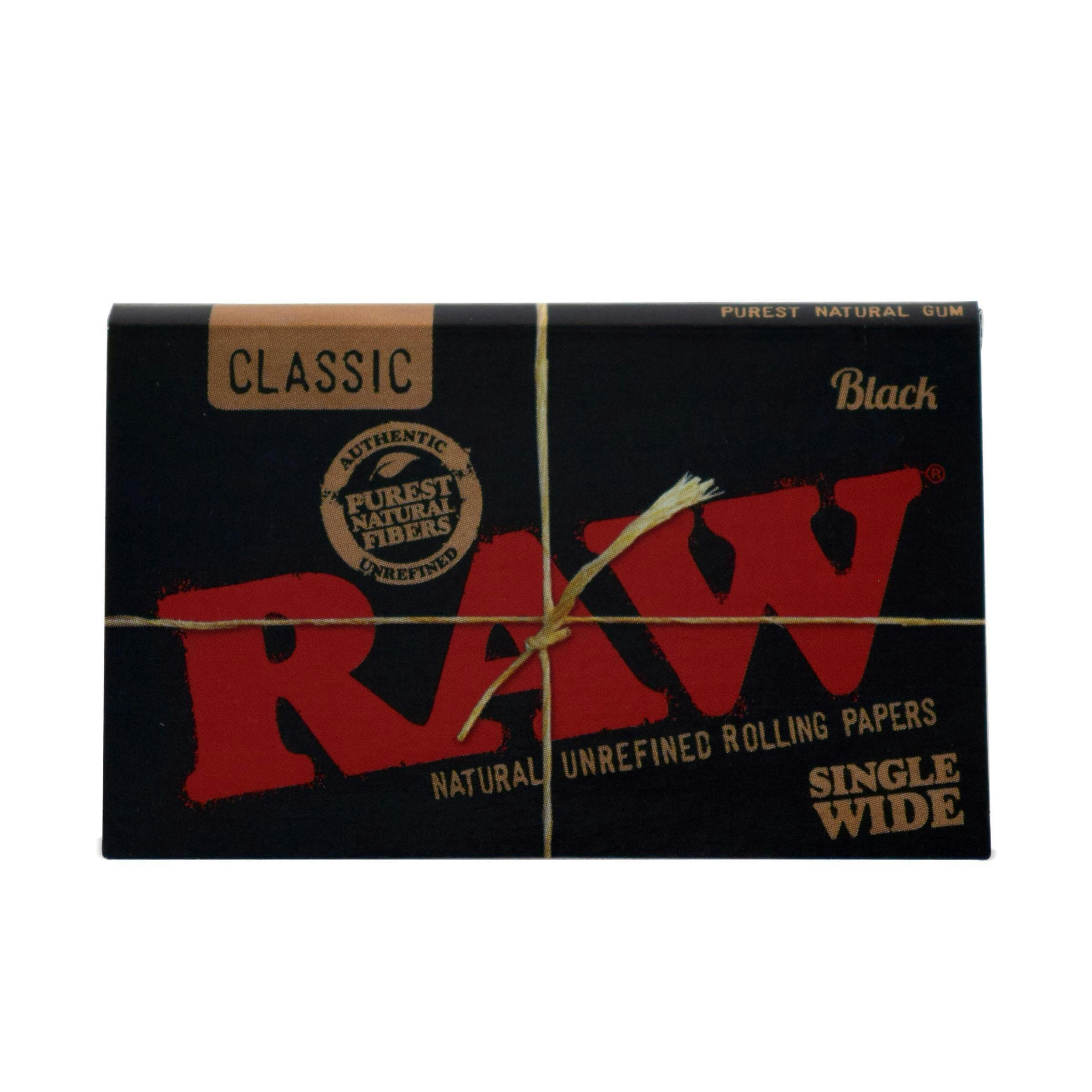 Raw - Classic Papers Single Wide Double Feed - 25 Pack