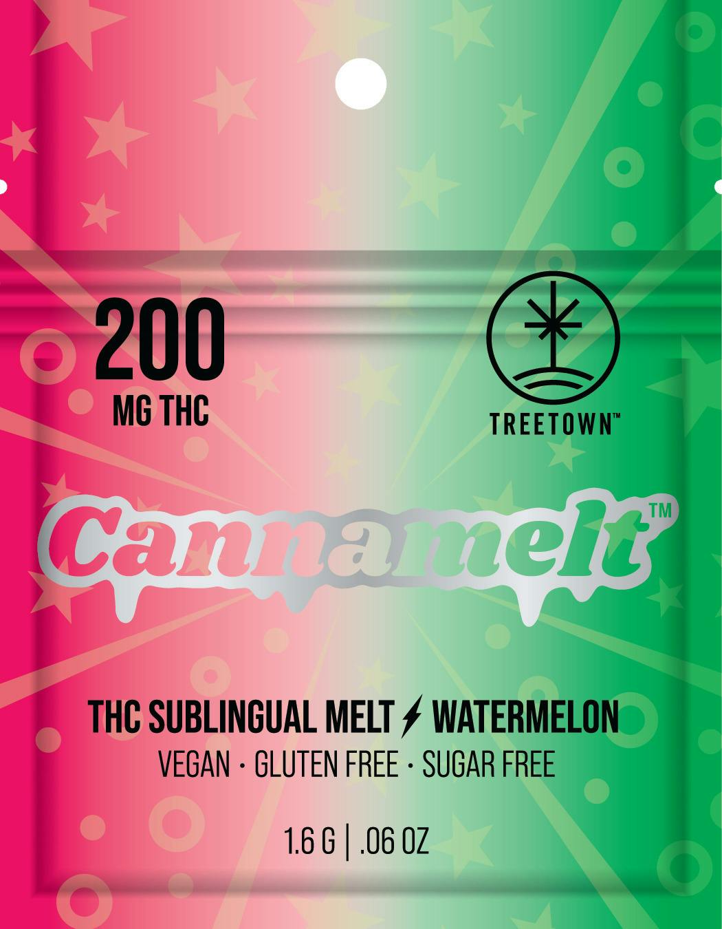 Cannamelt 200mg l Watermelon l TreeTown at Boss Leaf Cannabis Co