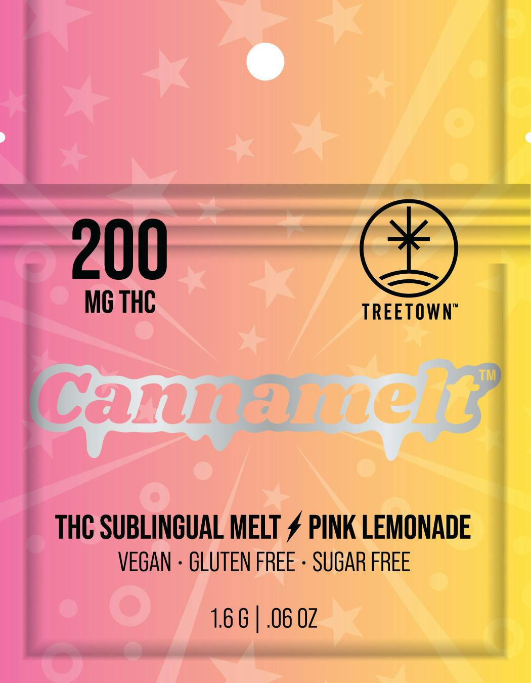 Cannamelt 200mg l Pink Lemonade l TreeTown at Boss Leaf Cannabis Co