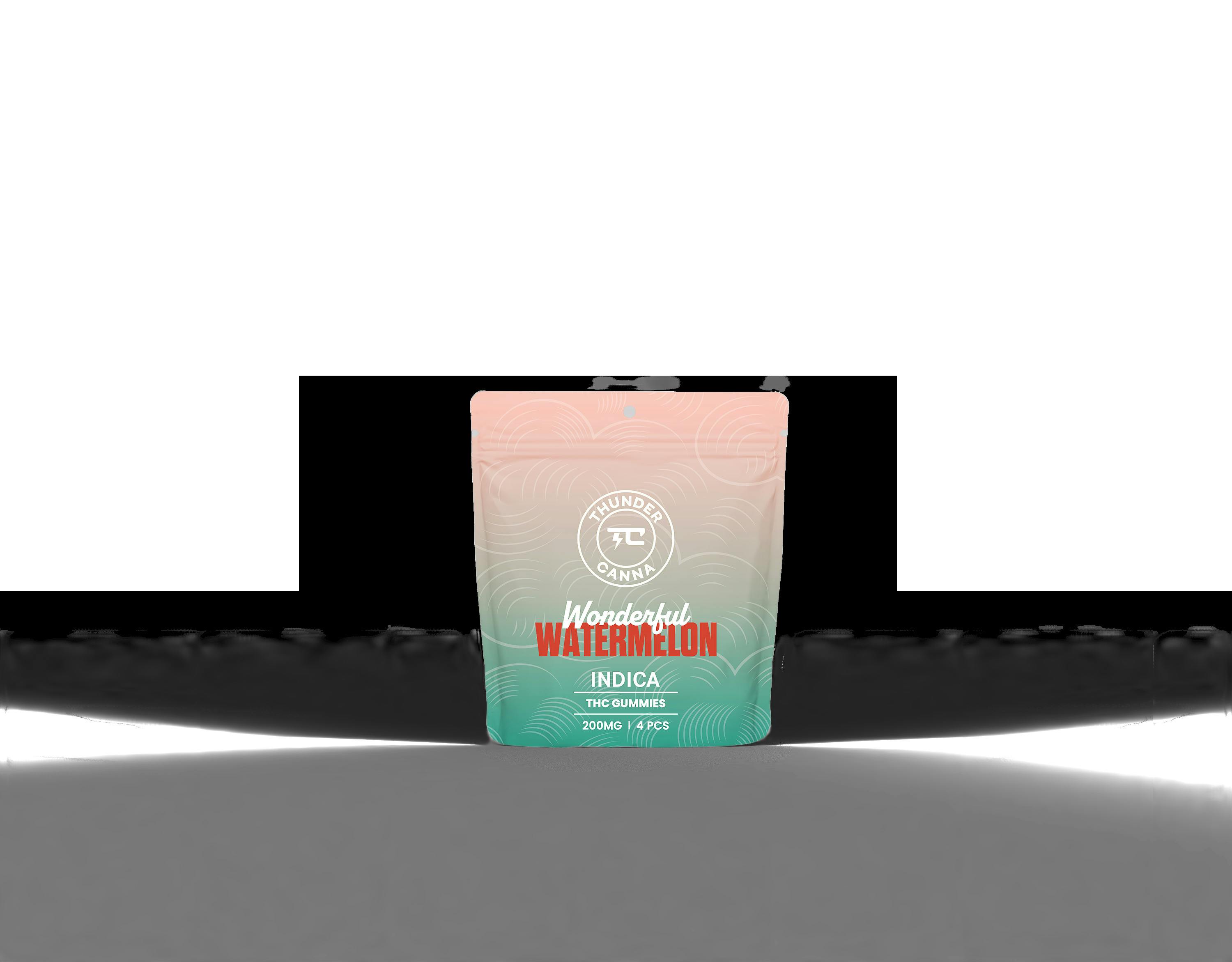 Gummies 200mg l Watermelon l Indica l Thunder Canna at Boss Leaf Cannabis Co