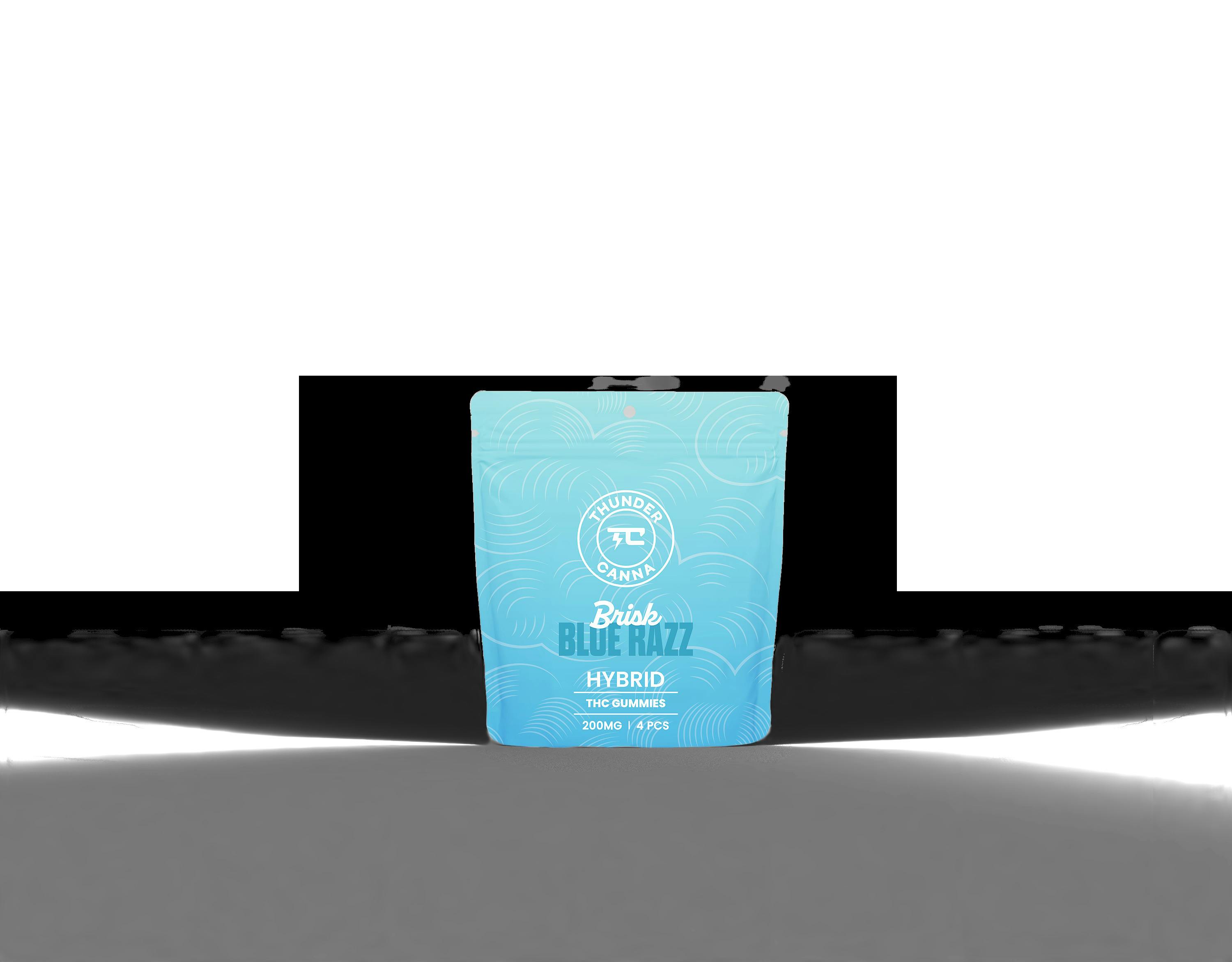 Gummies 200mg l Blue Razz l Hybrid l Thunder Canna at Boss Leaf Cannabis Co