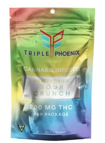 Freeze Dried Candy 200mg l Sour Skittlez (Sour Crunch) l Triple Phoenix