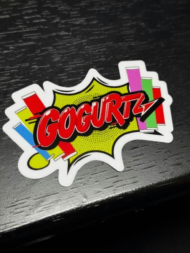 Sticker 3.5" x 2.5" l GoGurtz at Boss Leaf Cannabis Co
