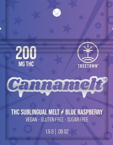 Cannamelt 200mg l Blue Raspberry l TreeTown at Boss Leaf Cannabis Co