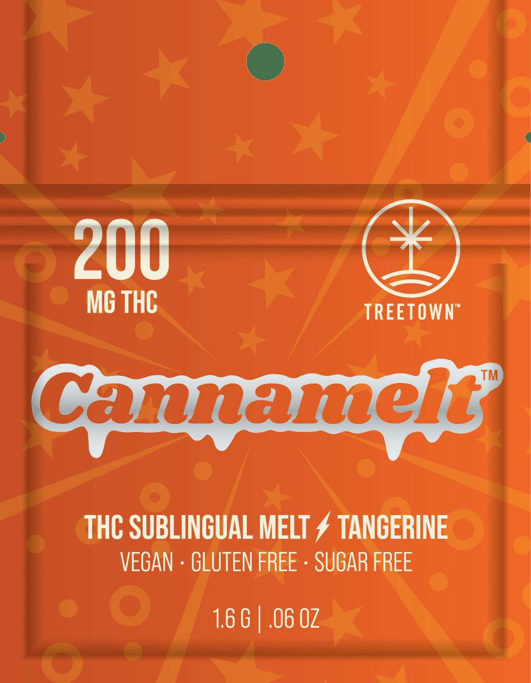 Cannamelt 200mg l Tangerine l TreeTown at Boss Leaf Cannabis Co