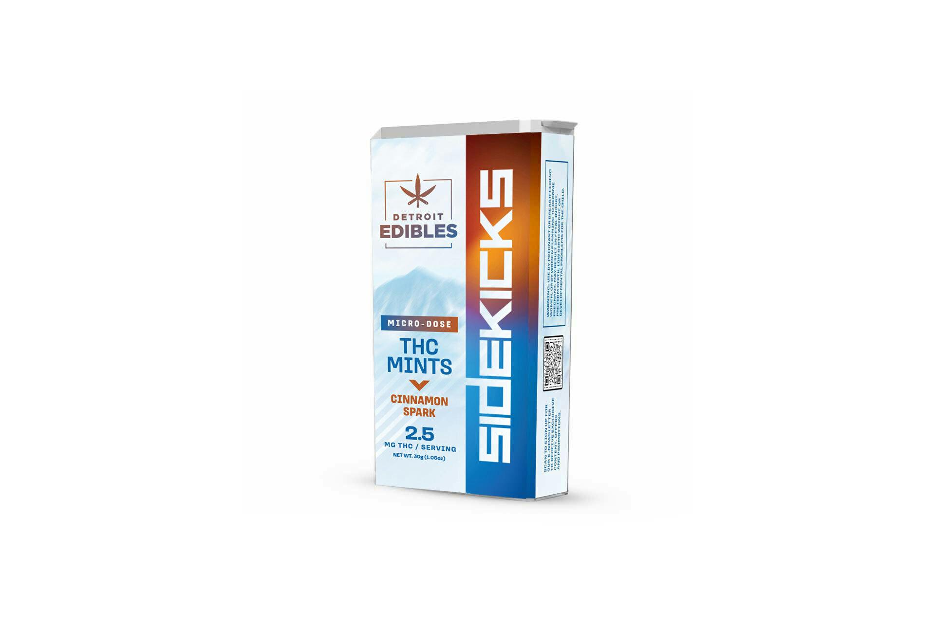 Sidekicks Mints 100mg l Cinnamon Spark l Detroit Edibles