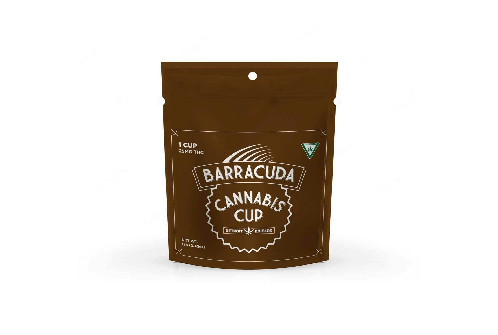 Barracuda Single Cup 25mg l Milk Chocolate Peanut Butter l Detroit Edibles at Boss Leaf Cannabis Co