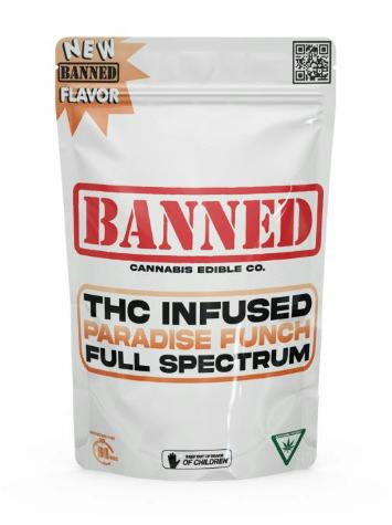Nerd Gummi Clusters 200mg l Paradise Punch l BANNED