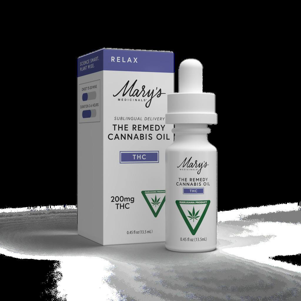 Remedy Relax 200mg l Sublingual Oil l Mary's Medicinals