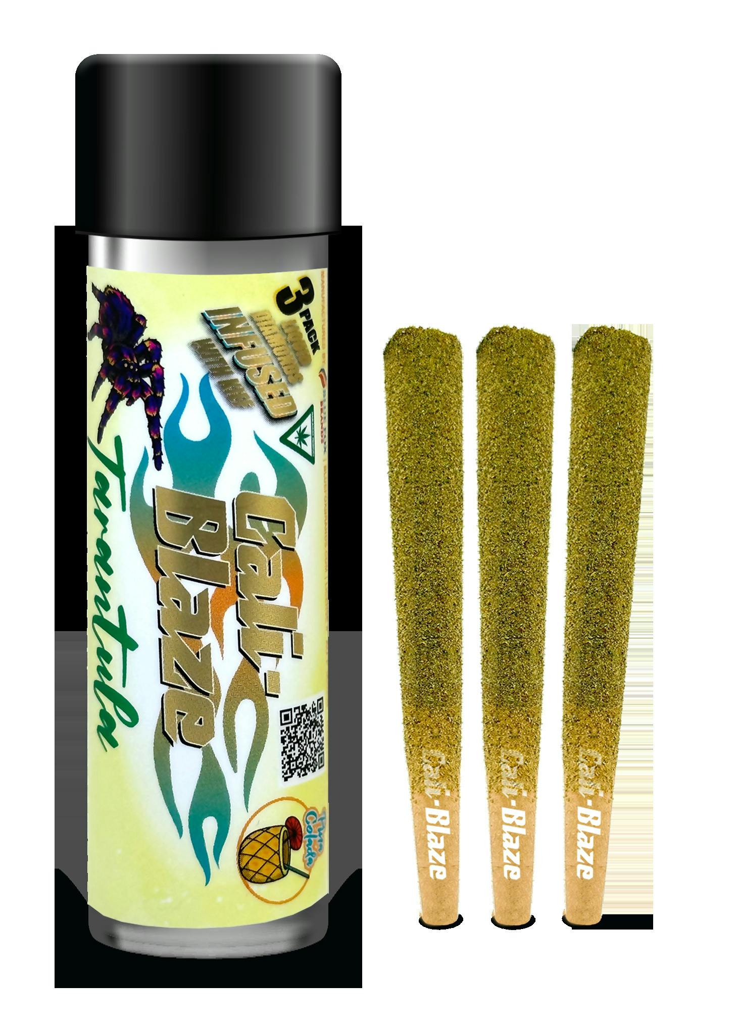 Tarantula Pre-Rolls 1g x 3 (3g) l Pina Colada l Cali Blaze