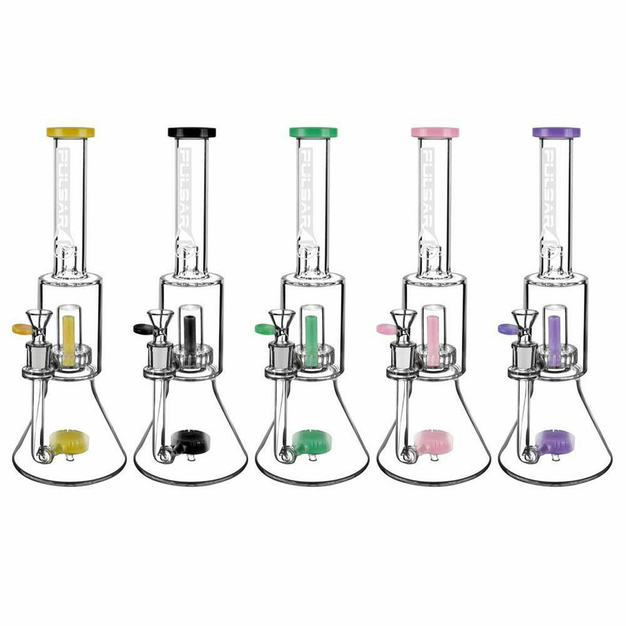 PULSAR - Beaker Bong w/ Perc - 13"
