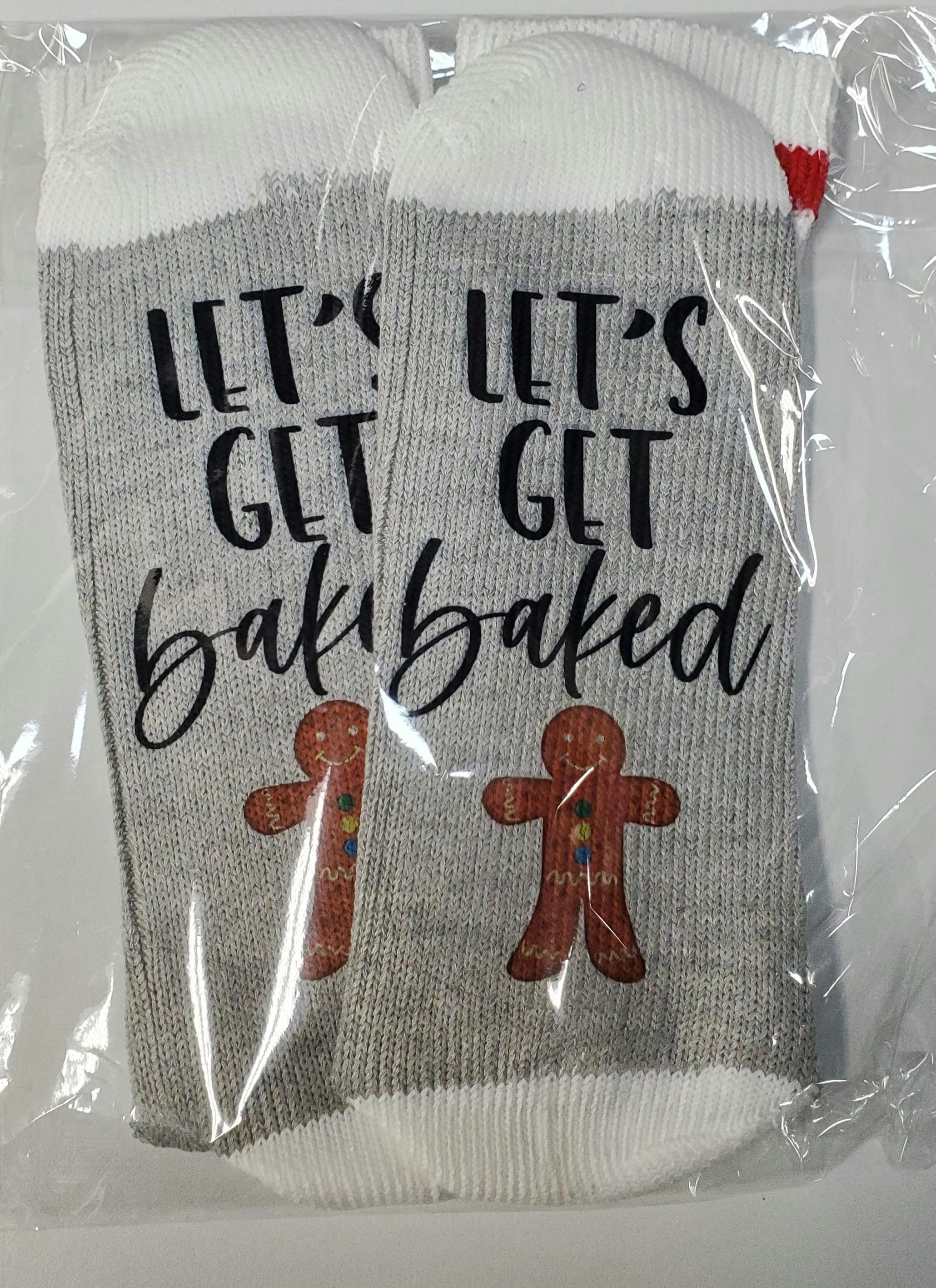 Gingerbread Cookie Socks