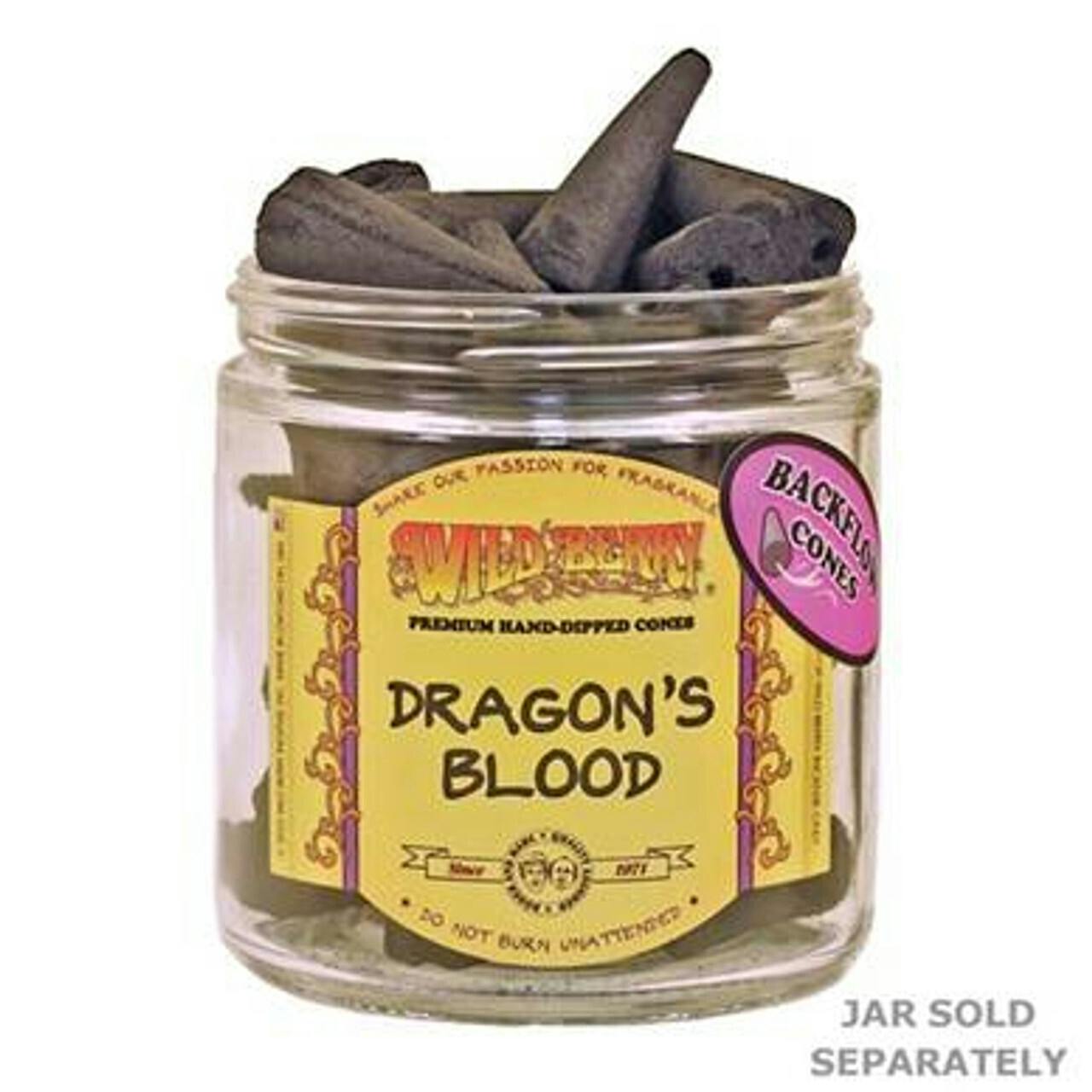 WILD BERRY - Back-Flow Incense Cones - DRAGON'S BLOOD