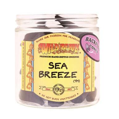 WILD BERRY - Back-Flow Incense Cones - SEA BREEZE