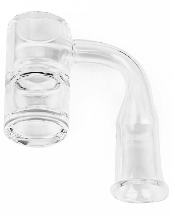 GEAR PREMIUM - Quartz 14mm Female 90 Degree Splash Guard Banger