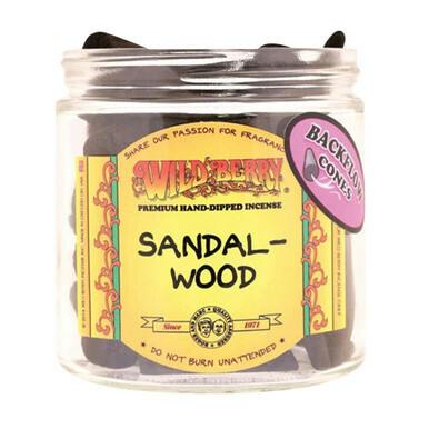 WILD BERRY - Back-Flow Incense Cones - SANDALWOOD