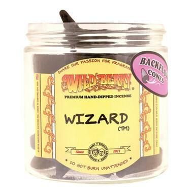 WILD BERRY - Back-Flow Incense Cones - WIZARD
