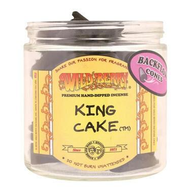 WILD BERRY - Back-Flow Incense Cones - KING CAKE