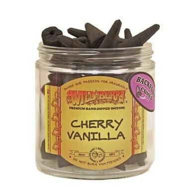 WILD BERRY - Back-Flow Incense Cones - CHERRY VANILLA