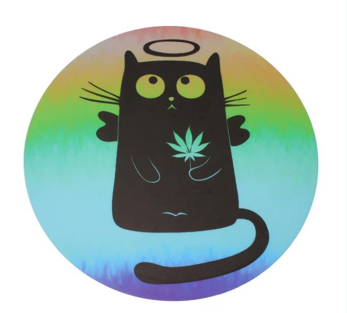 Angel Cat Dab Mat - 8"