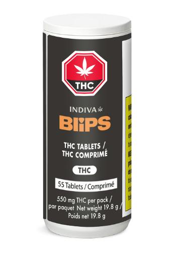 INDIVA EXTRACTS Blips THC Tablets 55x10mg