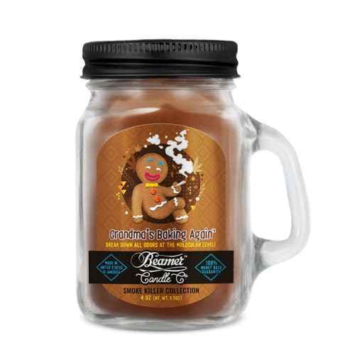 Glass Mason Jar Candle - 4oz Grandma's Baking Again