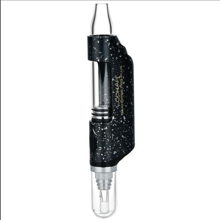 LOOKAH - Seahorse PRO Plus Electric Dab Pen - Spatter Edition - 650mAh - Black/White