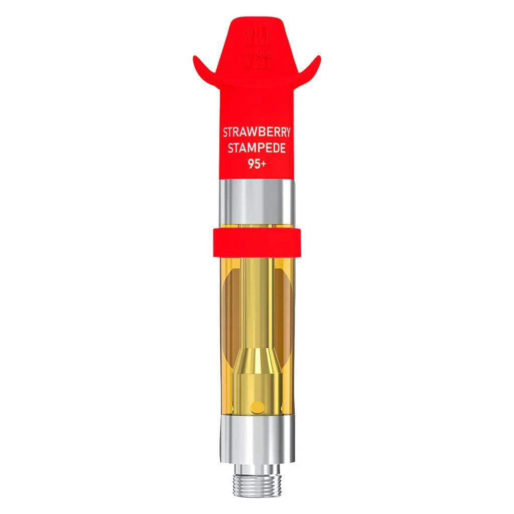 WILD WEST 95+ Strawberry Stampede Liquid Diamond 510 Cart 0.95G