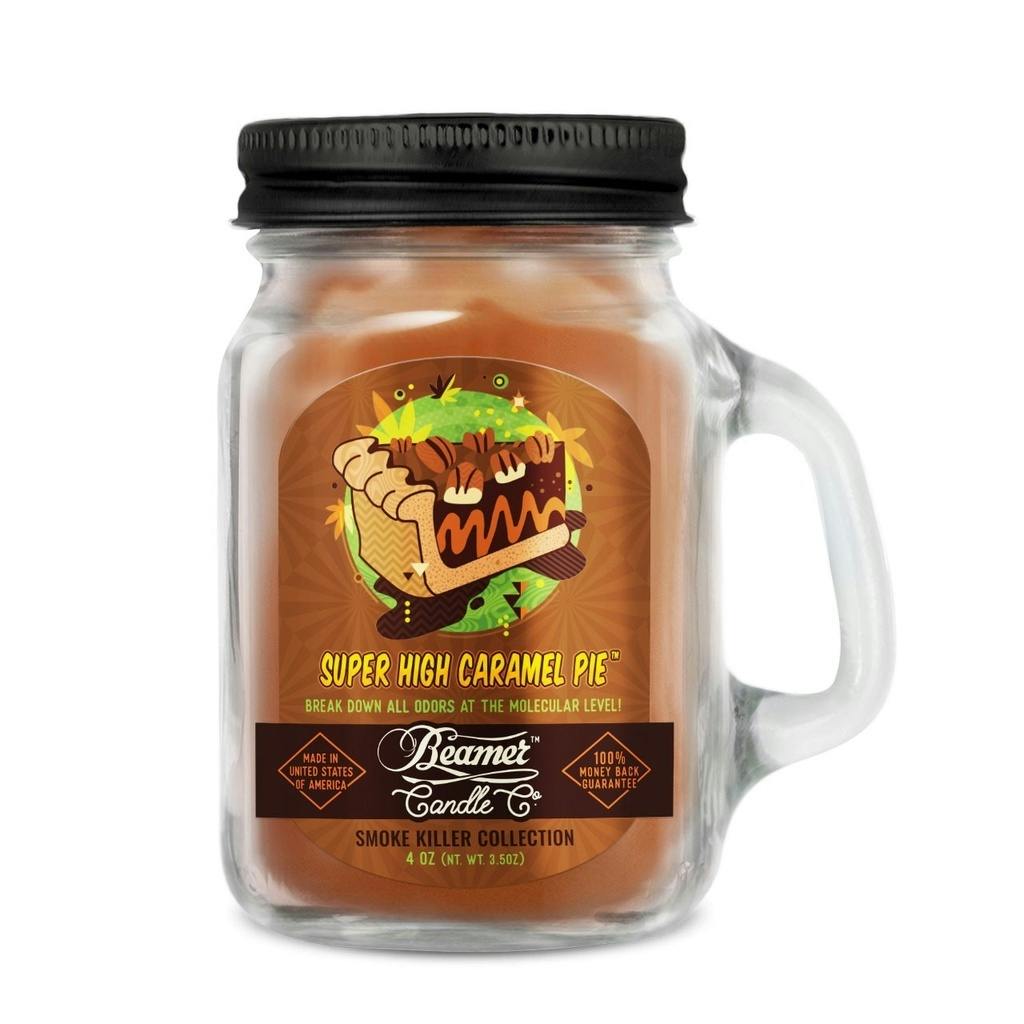 Beamer Candle Co. 4oz Glass Mason Jar - Super High Caramel Pie