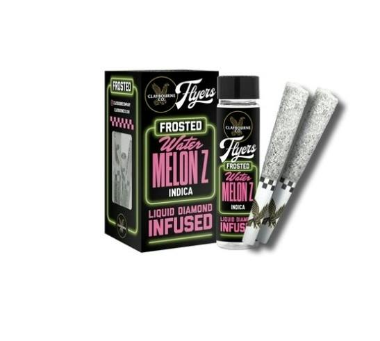 CLAYBOURNE FLYERS Diamond Crusted Watermelon Fort PR5x0.5g
