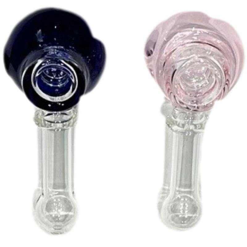 BOROSCI - Glass Pipe Built In Screen.3" Pink