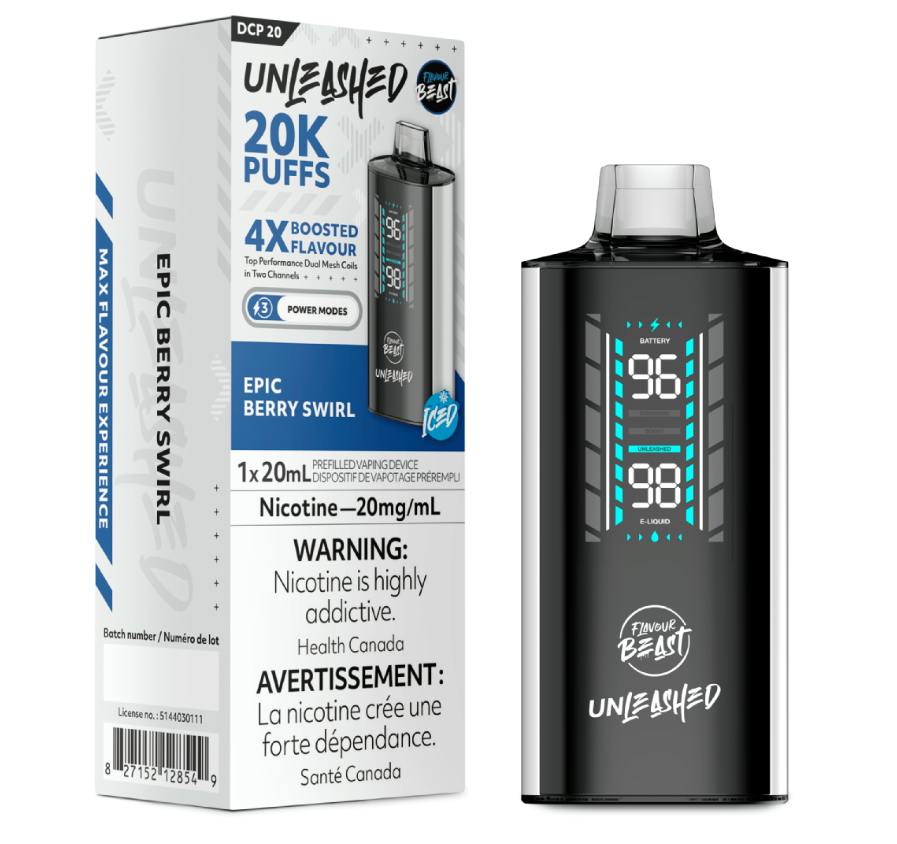 FLAVOUR BEAST Unleashed DCP Epic Berry Swirl 20K Puff