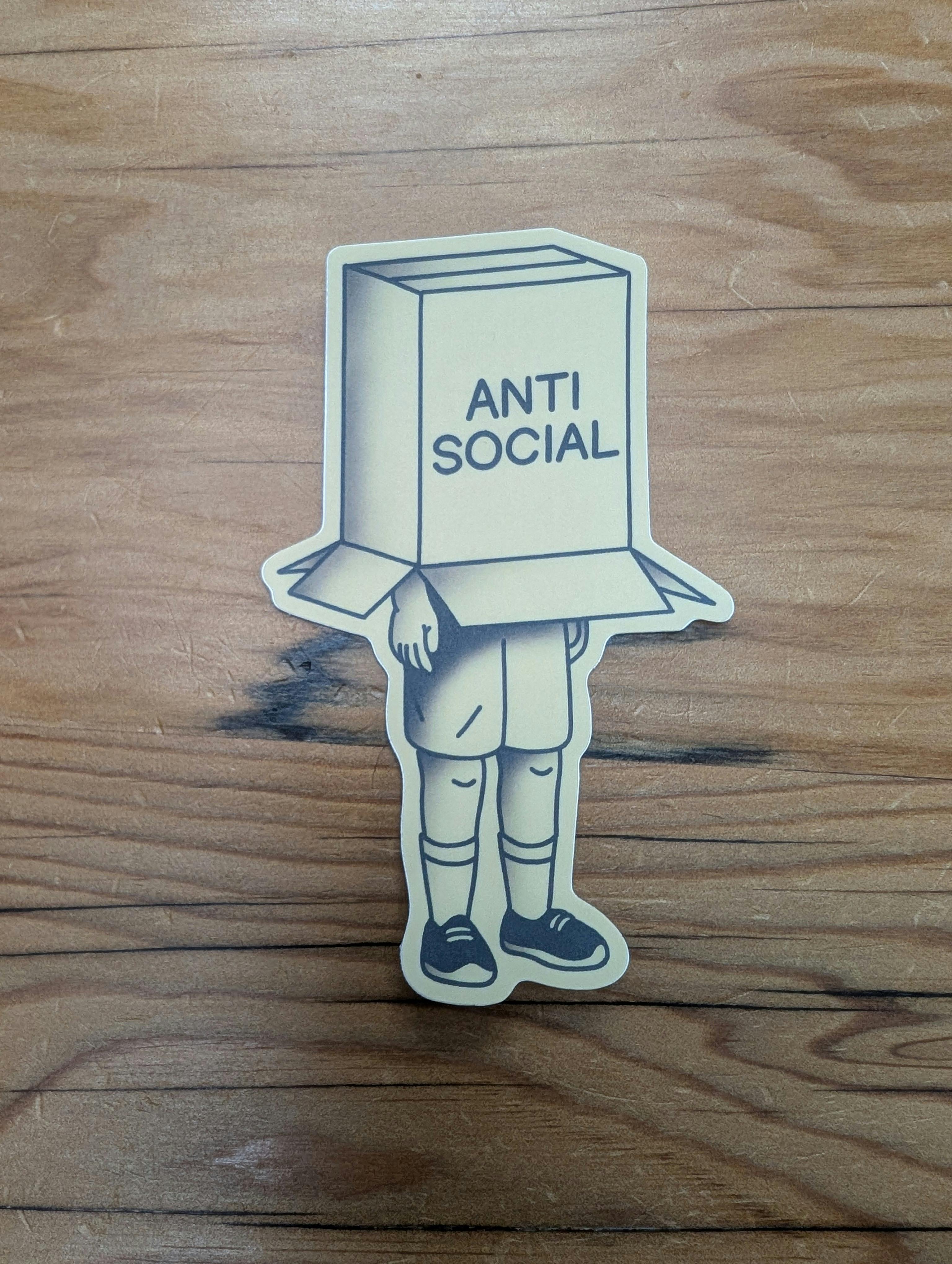 THE LOCAL STICKER SHOP - Anti-Social