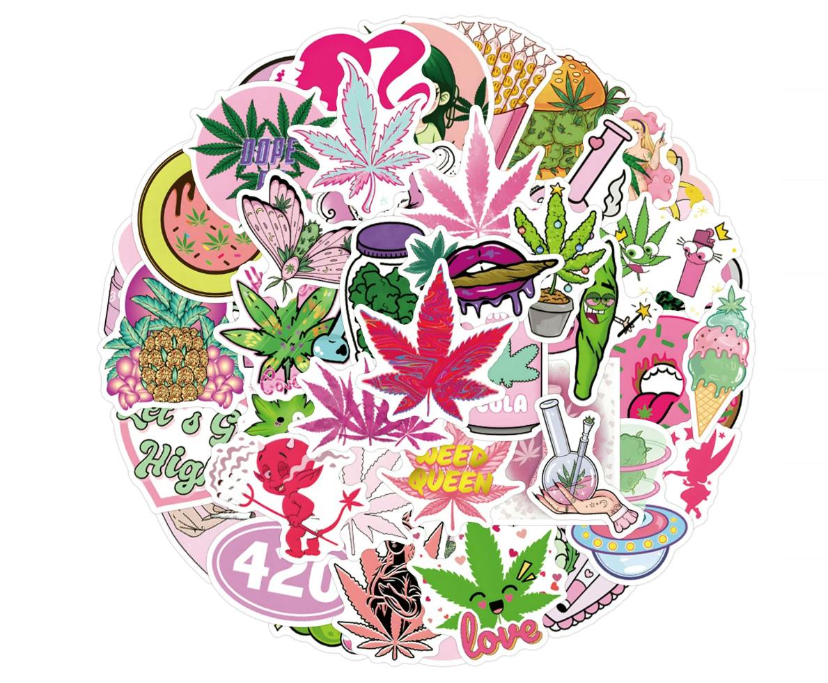 Cannabis Stickers - S Design