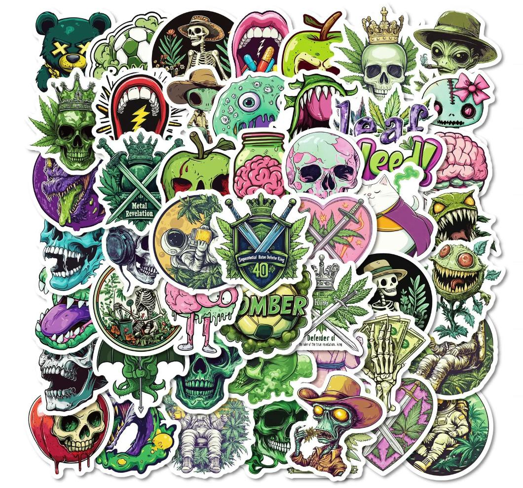 Cannabis Stickers - Q Design