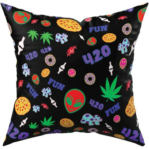 420 Mushroom Donut Pillow 18*18*3