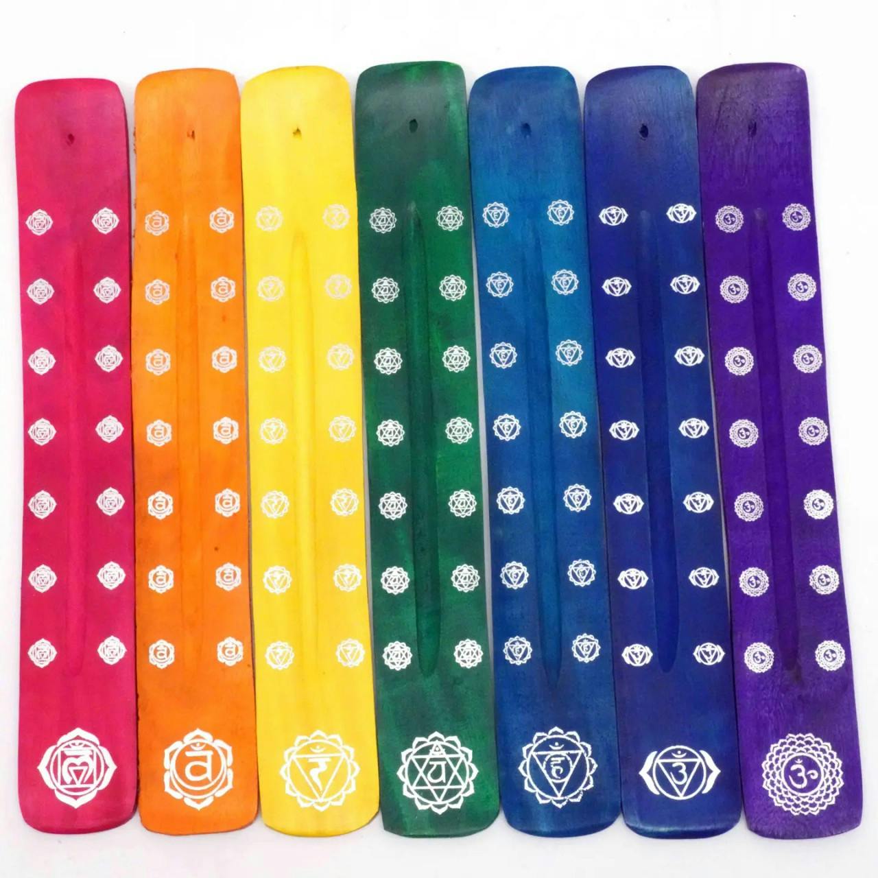 Coloured Chakra Incense Burner