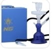 NG-13 inch Sandblasted Hookah Set Blue