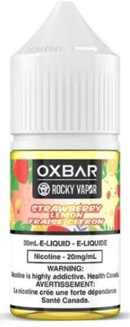 Rocky Vapor Oxbar E-liquids 20mg 30ml Strawberry Lemon